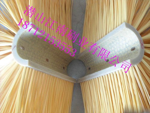 钢板预处理组合毛刷 抛丸机组合毛刷辊 组合尼龙滚刷 潜山县江南制刷厂 毛刷,钢丝刷,皮带刷